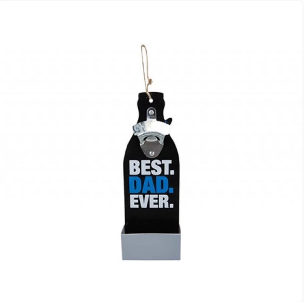 Best Dad Ever Wall Bottle Opener (28cm)