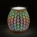 3D GEOMETRIC LIGHT UP ELECTRIC OIL BURNER (UK 3-PIN PLUG)