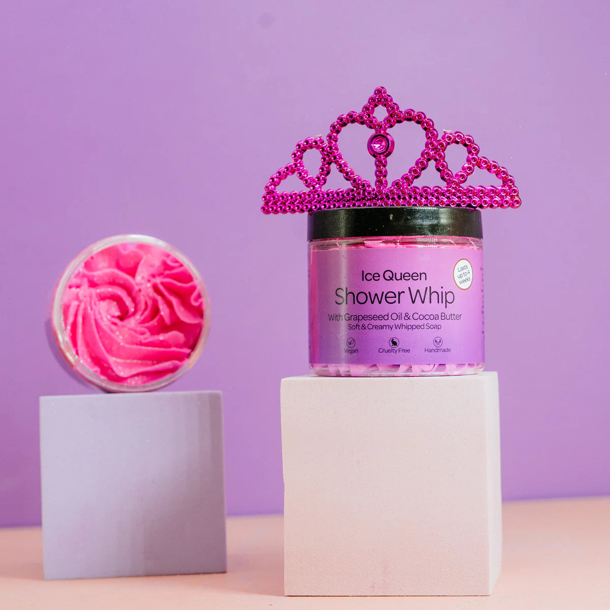 Whipped soap