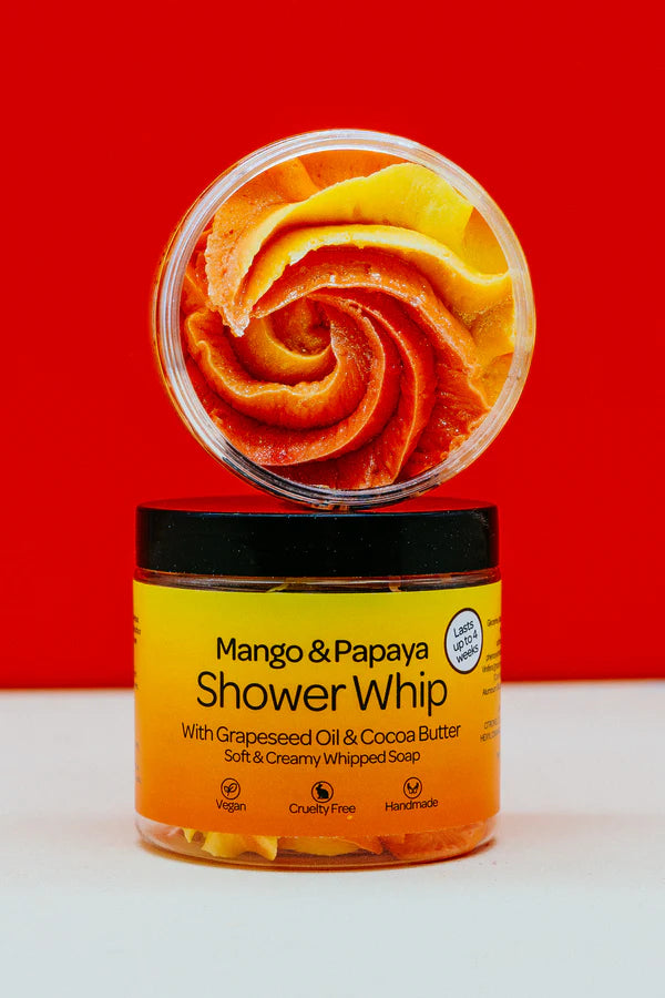 Whipped soap