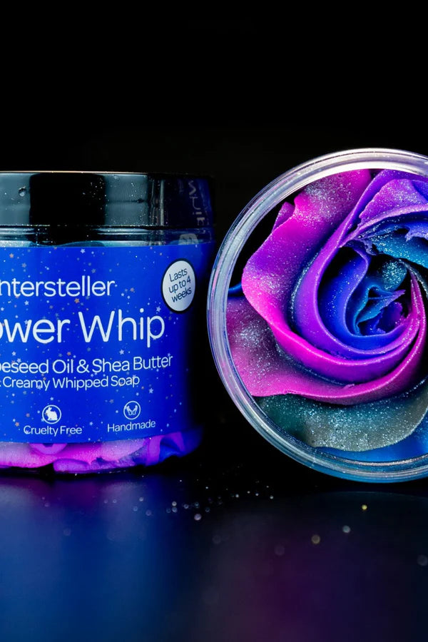 Whipped soap