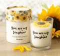 YOU ARE MY SUNSHINE CANDLE WITH 3D SUNFLOWER