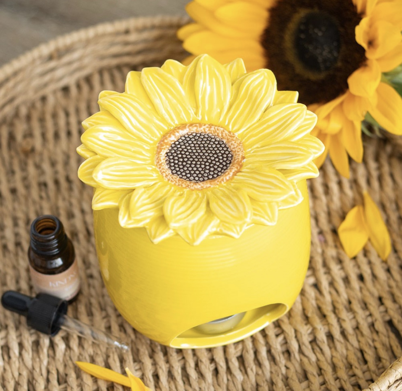 SUNFLOWER OIL BURNER AND WAX WARMER