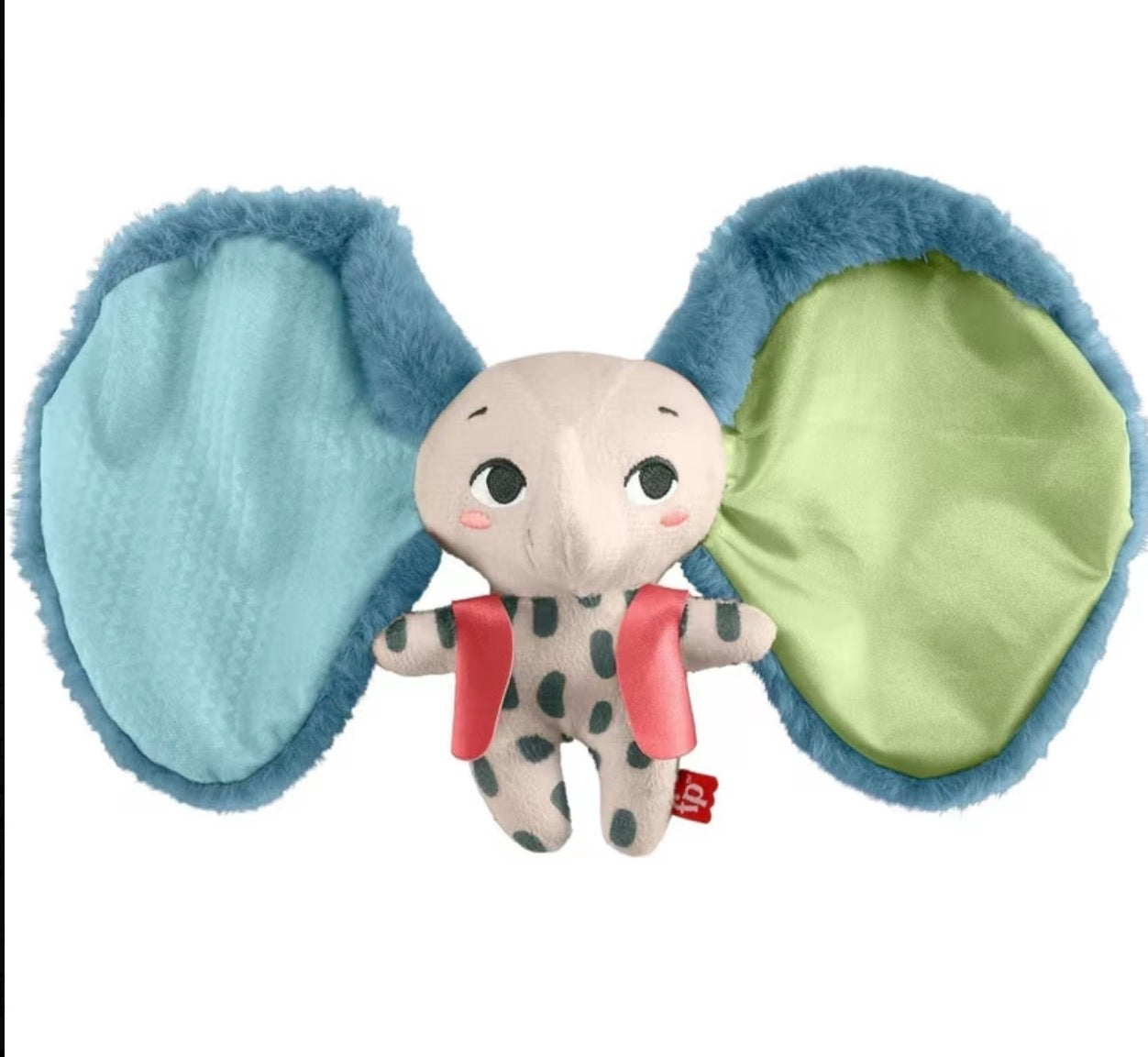 Baby Sensory Toy Planet Friends All Ears Lovey, Plush Elephant for Newborns Ages 3+ Months