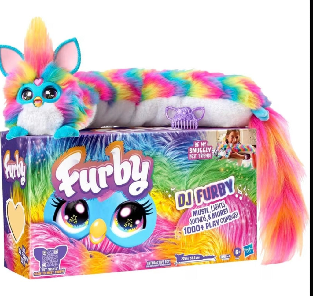 LIMITED STOCK DJ Furby Interactive Plush Toy – Music, Lights & Games – 5 Modes, 1,000+ Play Combos – Speaks English & Furbish – Ages 6+ – No App or Internet Needed