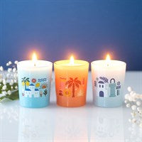 SCENTS OF EUROPE SCENTED CANDLE TRIO