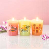 SCENTS AROUND THE WORLD SCENTED CANDLE TRIO