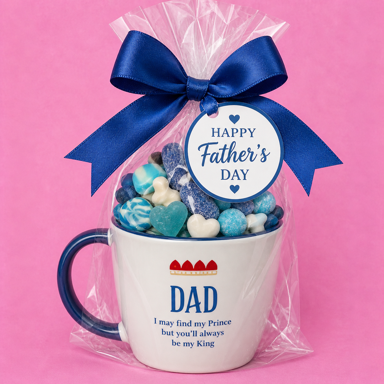 DAD YOU'LL BE MY KING MUG & sweets
