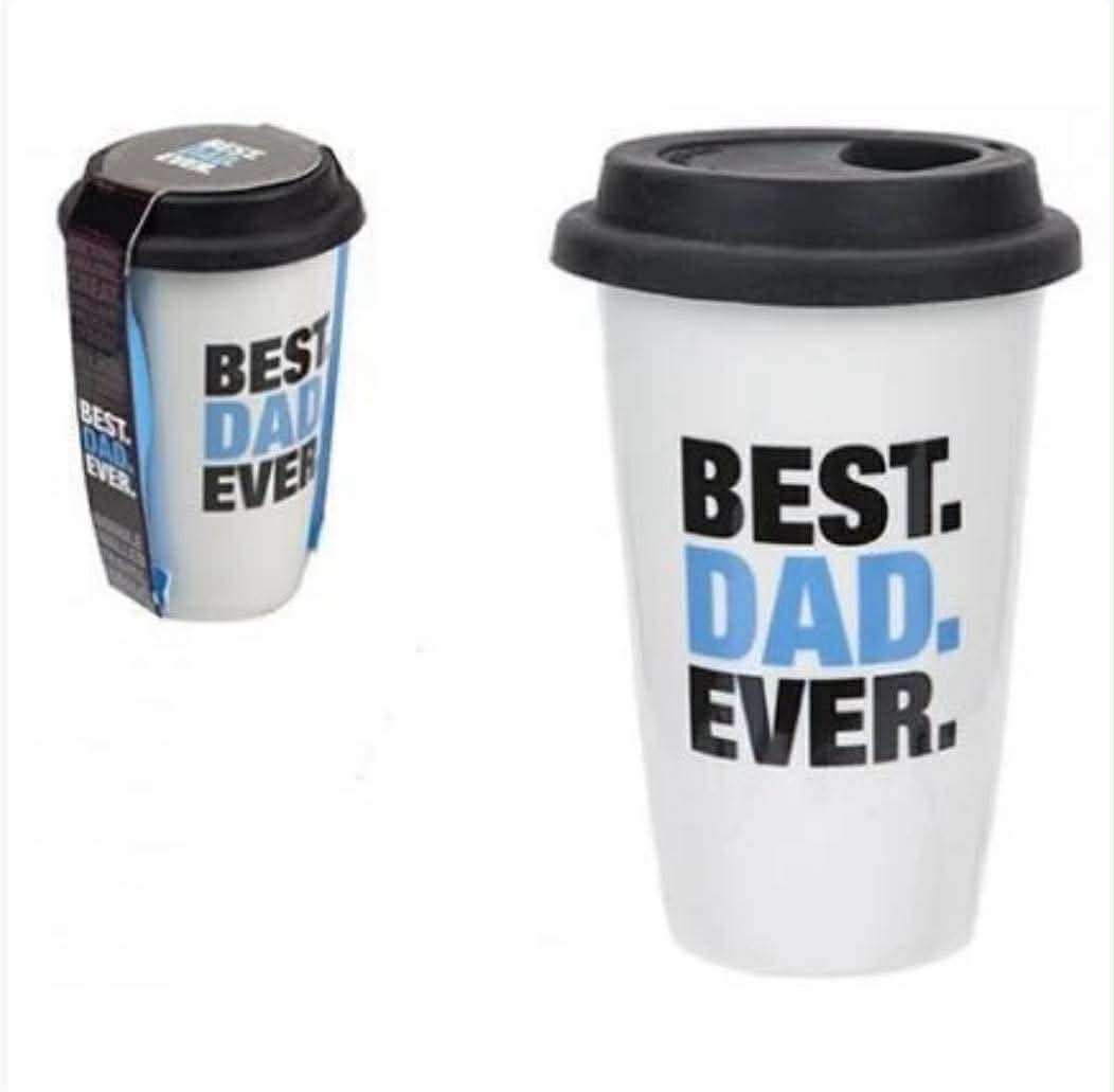 Best Dad Ever Cup With Lid 320ml