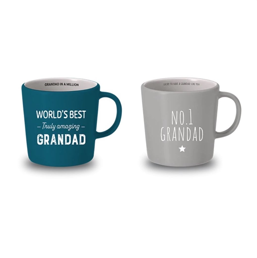 Grandad Matte Ceramic Mug (Assorted Designs)