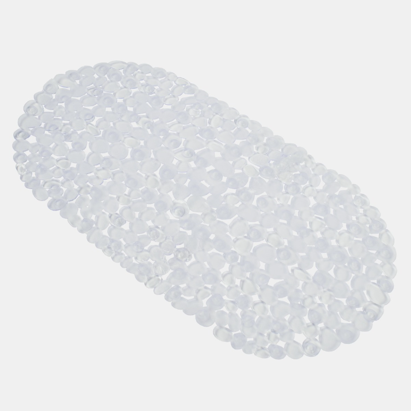 OHS PVC Non Slip Bath Mat - Clear