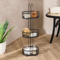 3-Tier Bathroom Caddy - Black