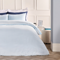 Plain Duvet Cover Set - Light Blue