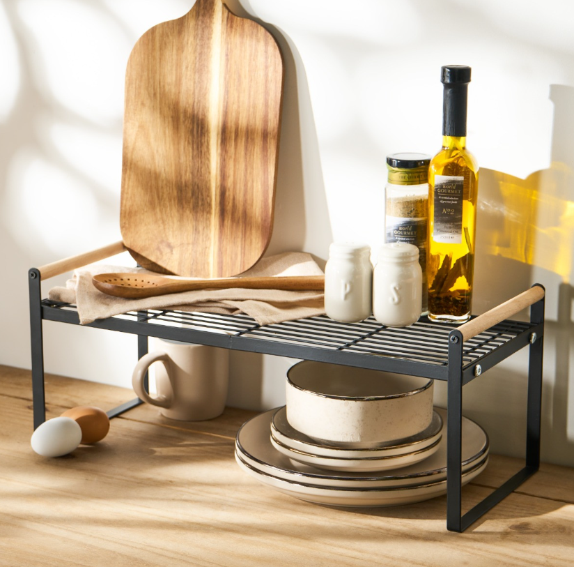 Wire Kitchen Shelf - Black