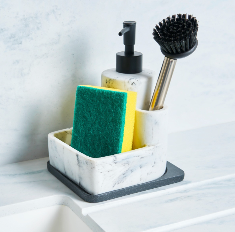 Kitchen Sink Soap Dispenser - White Marble