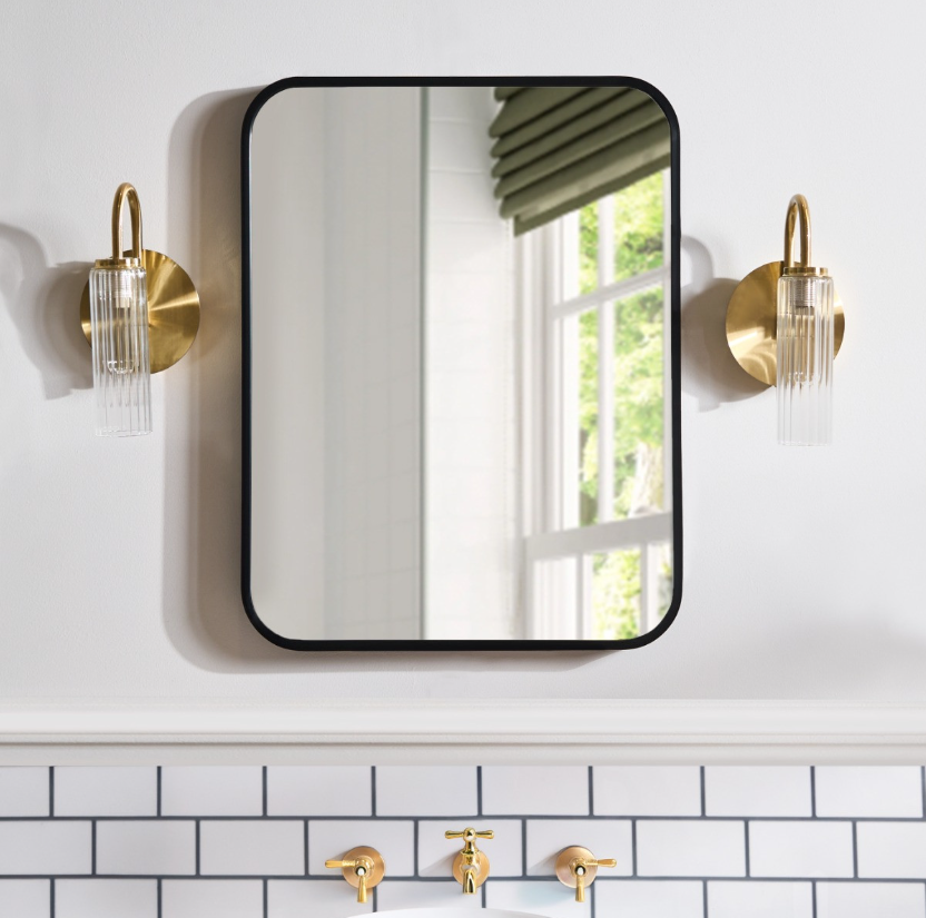 Framed Bathroom Wall Vanity Mirror
