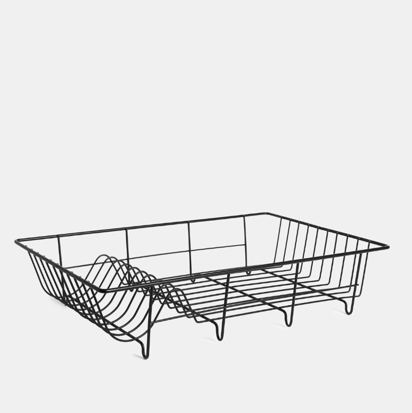 Wire Dish Drainer Rack - Black
