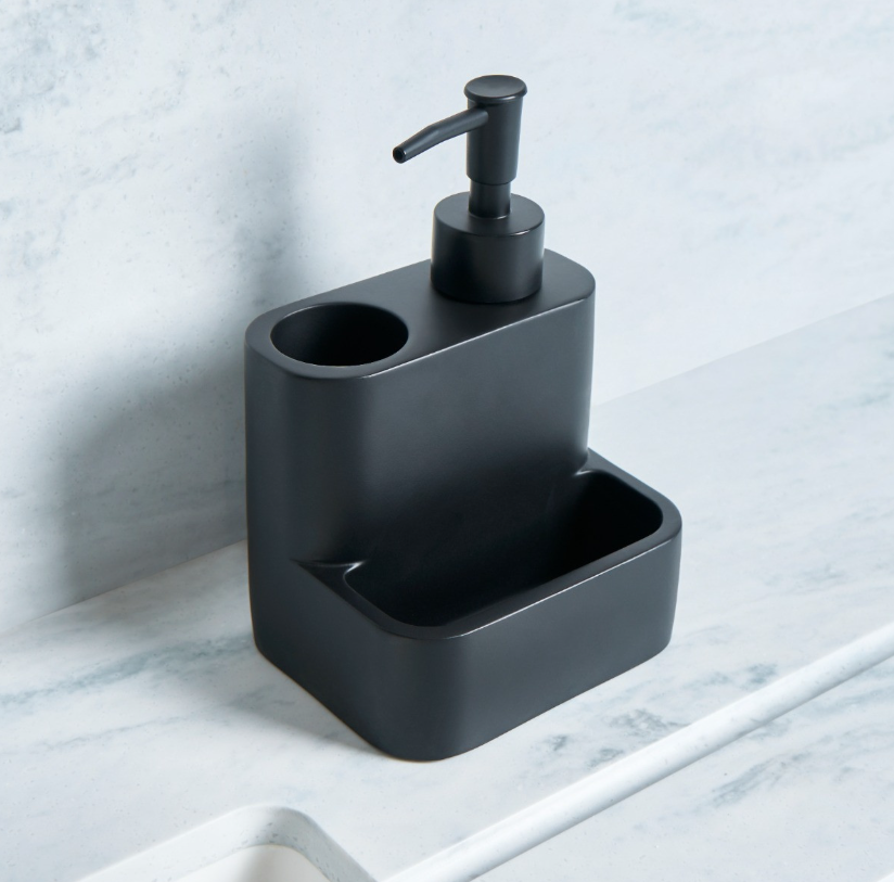 Kitchen Sink Soap Dispenser - Black